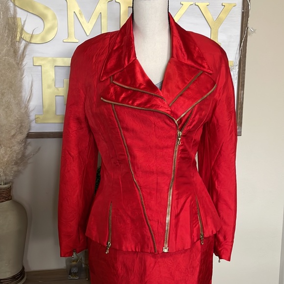 Vintage Cache Punk Rock Skirt Suit size Medium - Picture 5 of 9